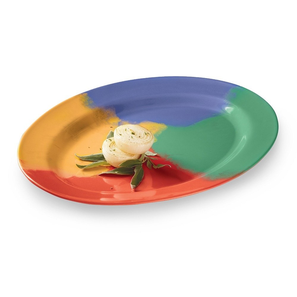 PLATO OVALADO MELAMINA CELEBRATION 25 X 18 CM - 2
