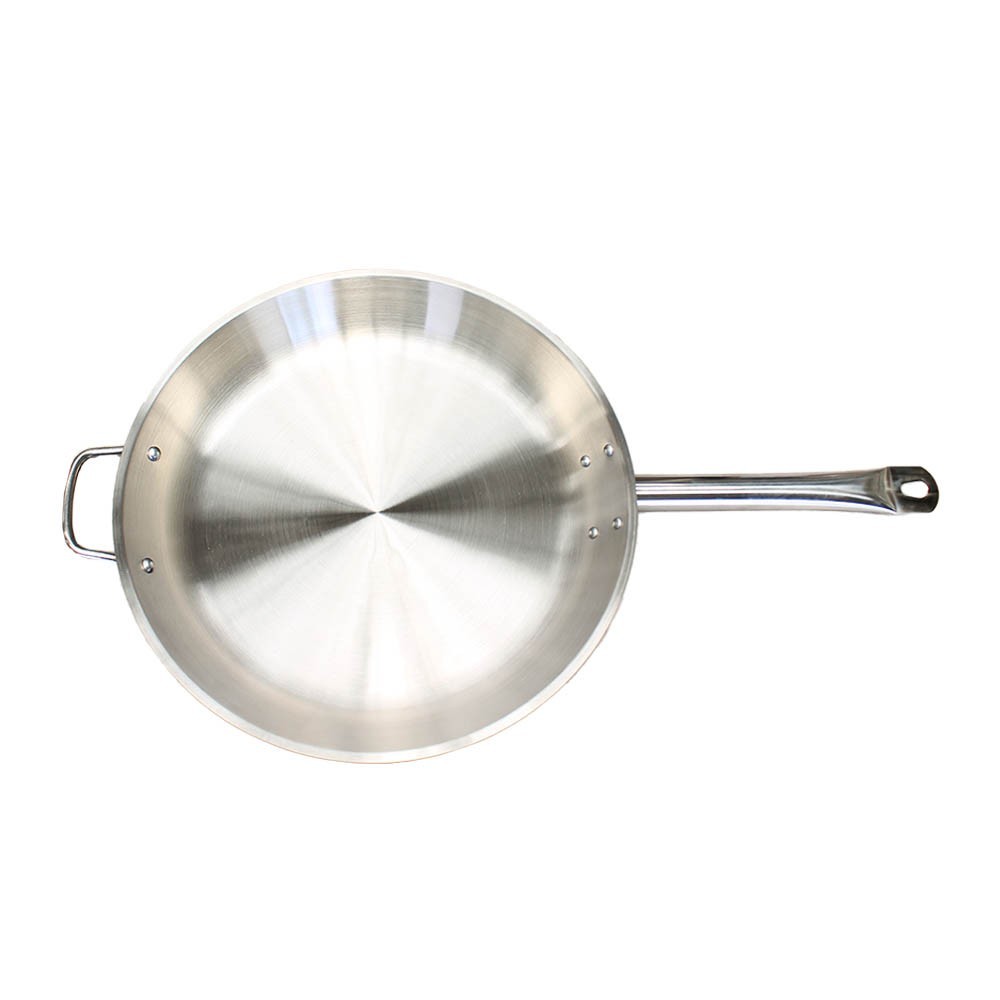 SARTEN ACERO INOX CON FONDO DIFUSOR 34CM - 4