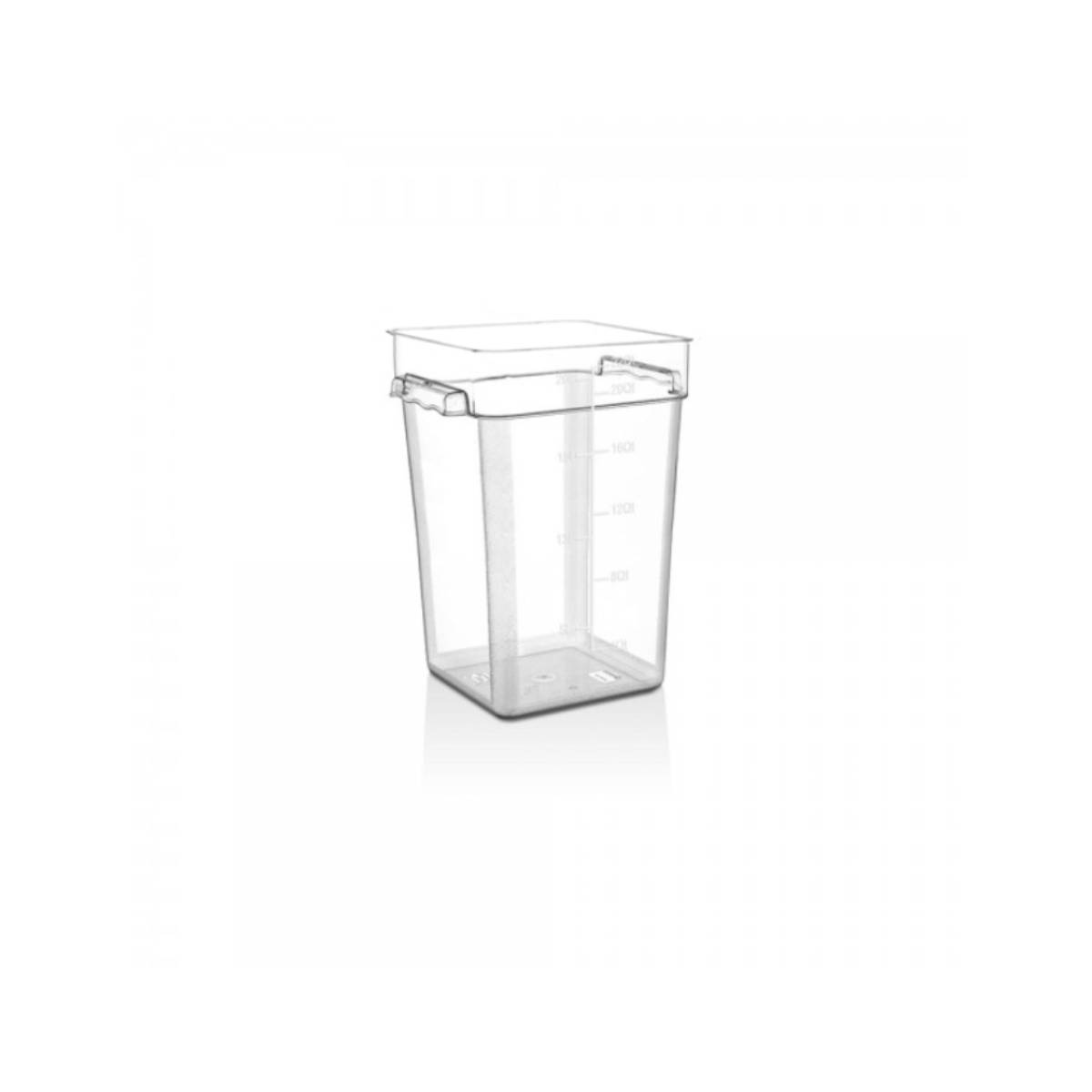 RECIPIENTE POLICARBONATO CUADRADO 20.8 LT - 1