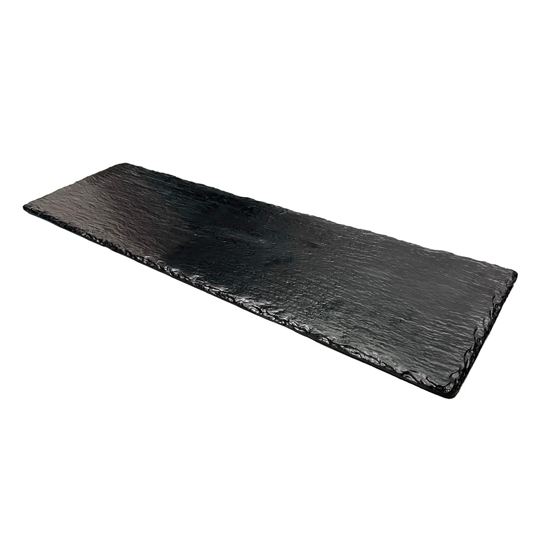 TABLA APERITIVO MELAMINA RECT 53X16X 1 CM NEGRA - 4