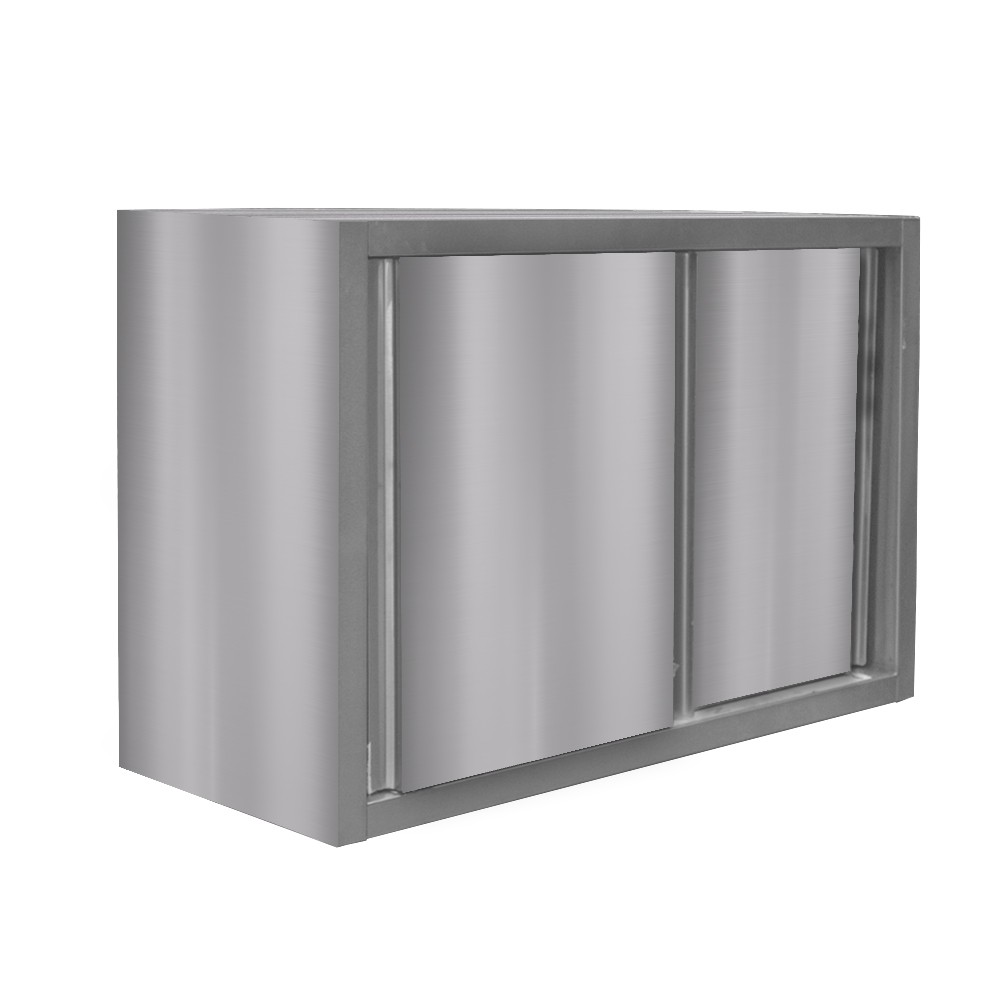 GABINETE IMAHE 2 PUERTAS ACERO INOX MED 120 X 40 X 65 CM - 1