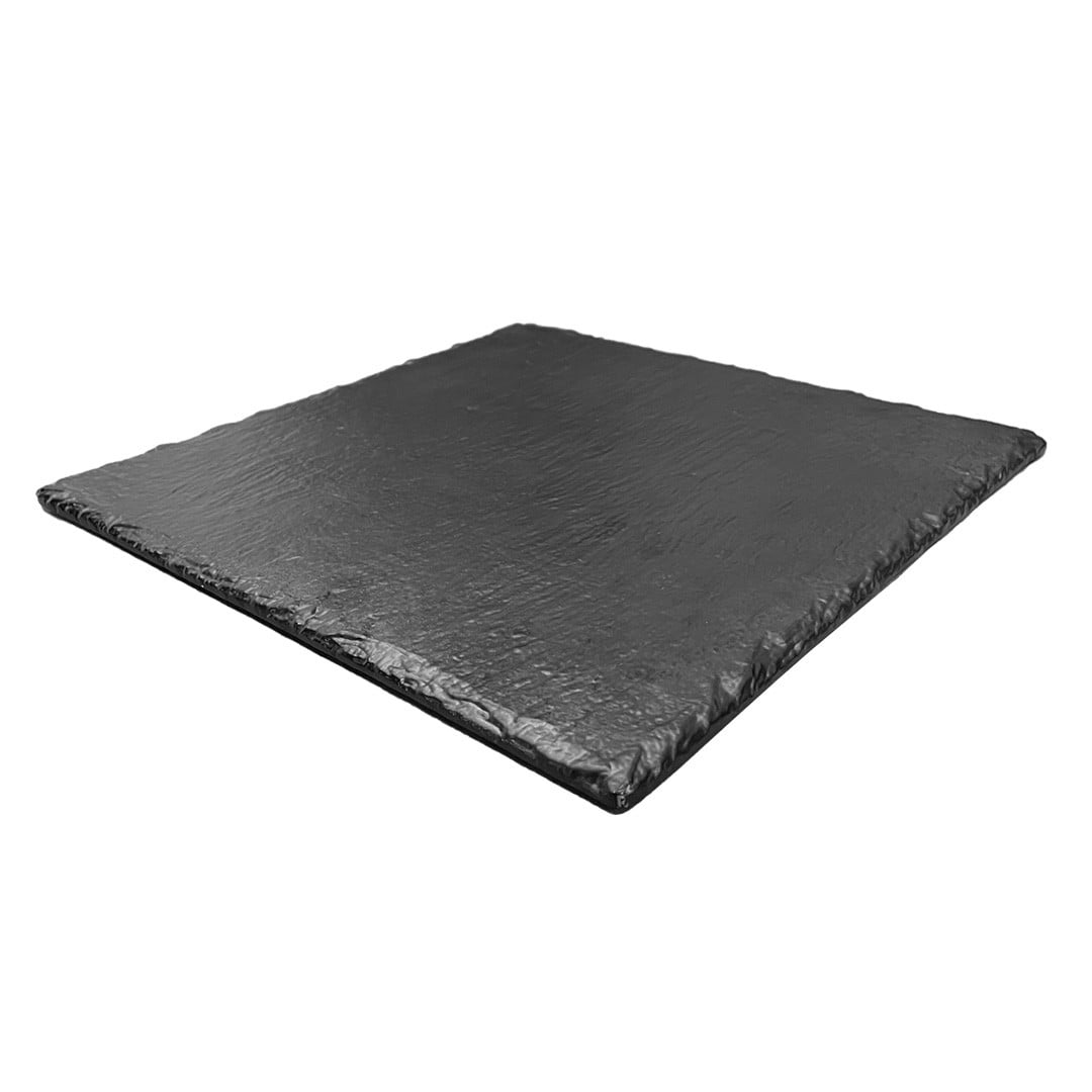 TABLA APERITIVO MELAMINA CUADRADA 30X30X1 CM NEGRA - 1