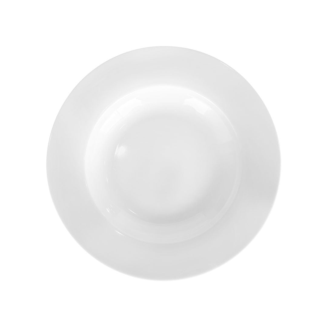 SET DE 6 PLATOS HONDO PORCELANA 23 CMS PADUA - 1