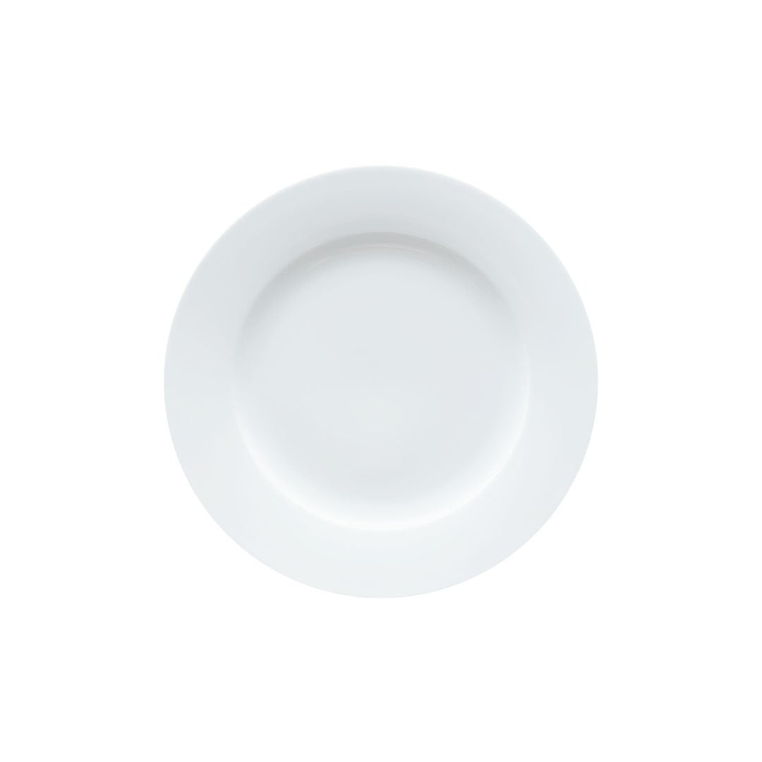 SET DE 6 PLATOS BORDE ANCHO PORCELANA 23 CMS PADUA - 1