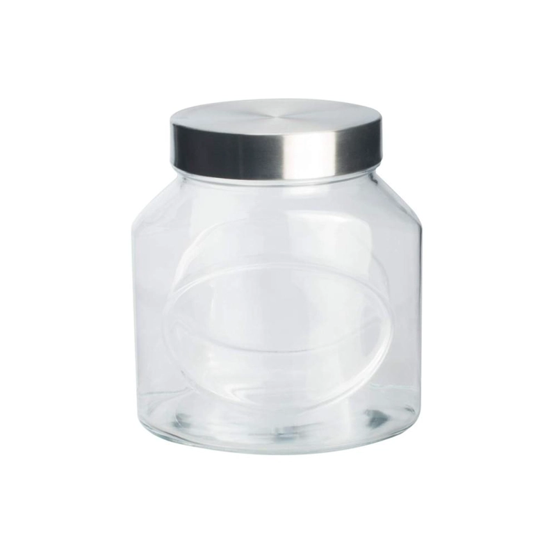 FRASCO VIDRIO CON TAPA ACERO 1500 CC LINEA ELIPS - 1
