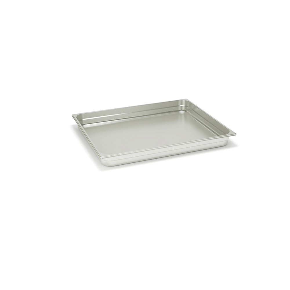 Set 3 Vaschette Per Impanare In Acciaio Inox GN 1/3 Con Coperchi - Contenitori Professionali 32,5x17,6x6,5 Cm Per Cucina E Ristorazione