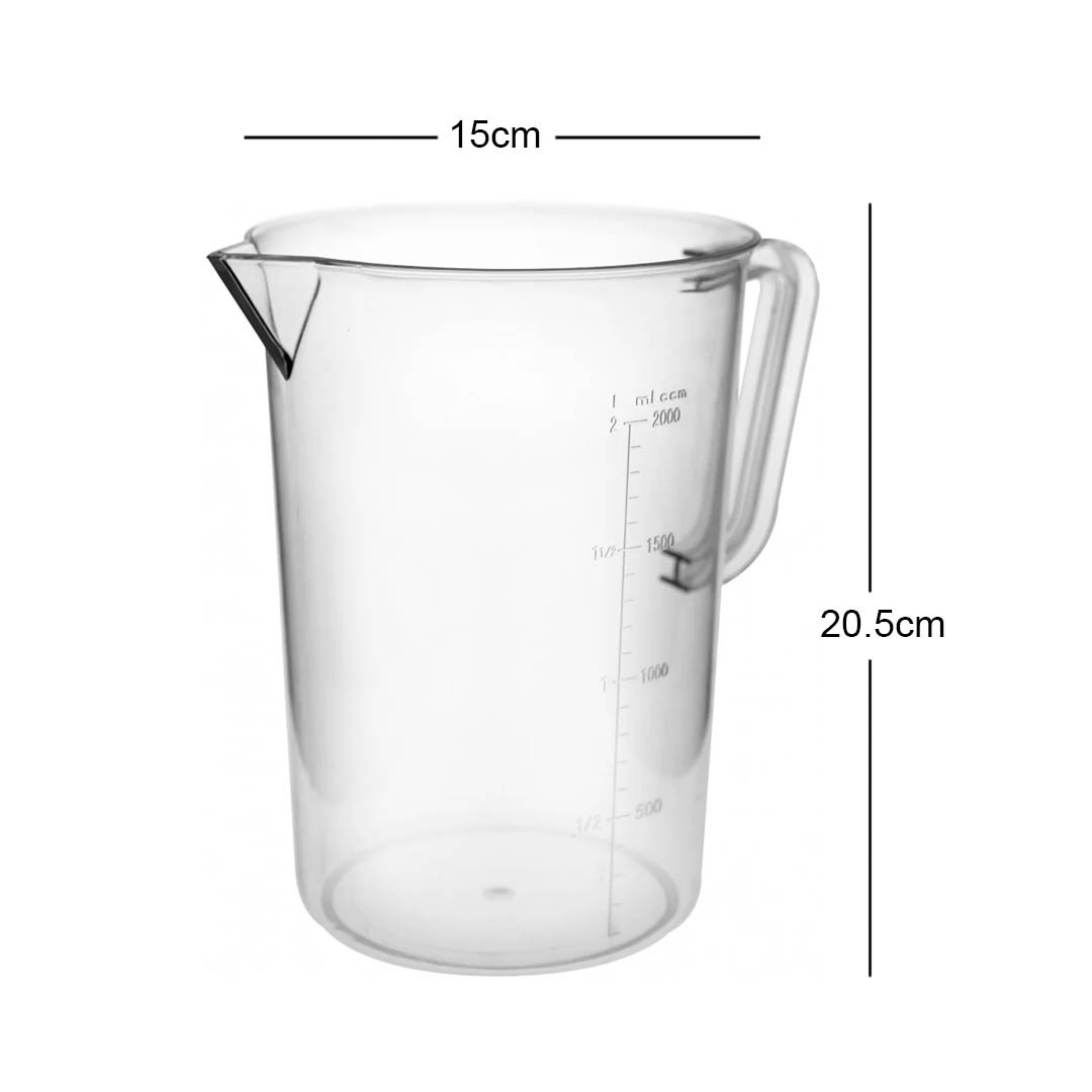 JARRA MEDIDORA TRANSPARENTE 2LT - 4