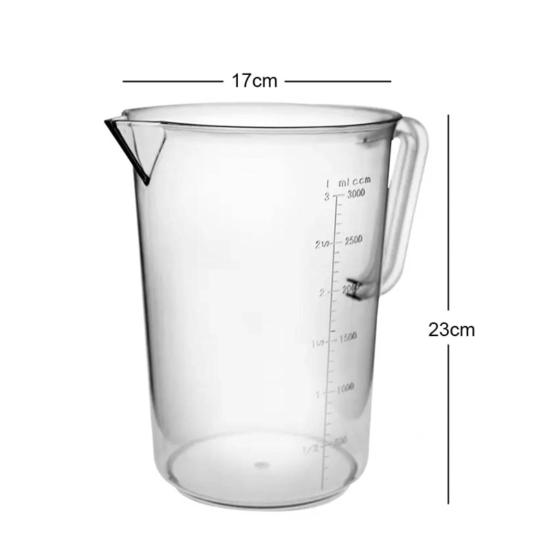 JARRA MEDIDORA TRANSPARENTE 3LT - 3