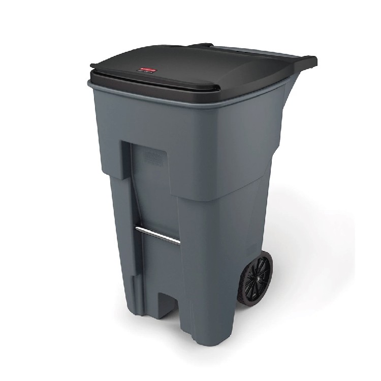 BASURERO IMAHE RUEDA 246L GRIS - 2