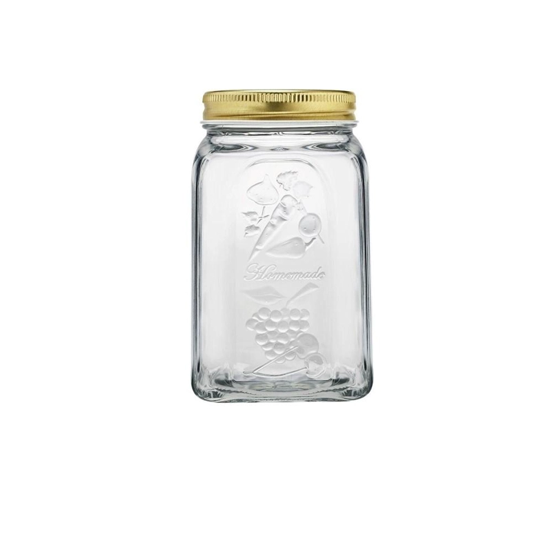SET DE 3 FRASCOS CONSERVEROS CON TAPA DE METAL 1000 ML - 1