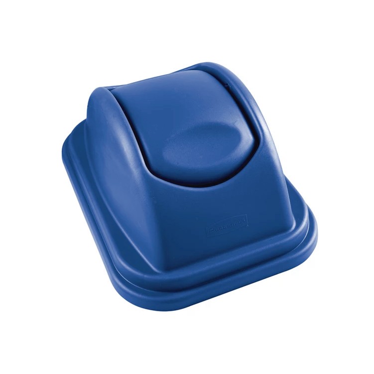 TAPA BASURERO IMAHE RECICLAJE 39L AZUL NEW - 1