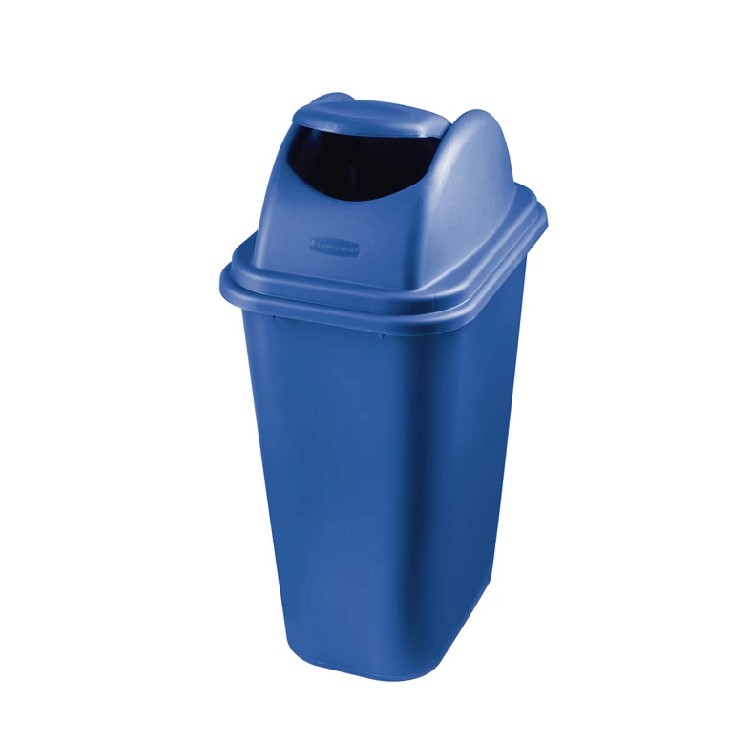 TAPA BASURERO IMAHE RECICLAJE 39L AZUL NEW - 3