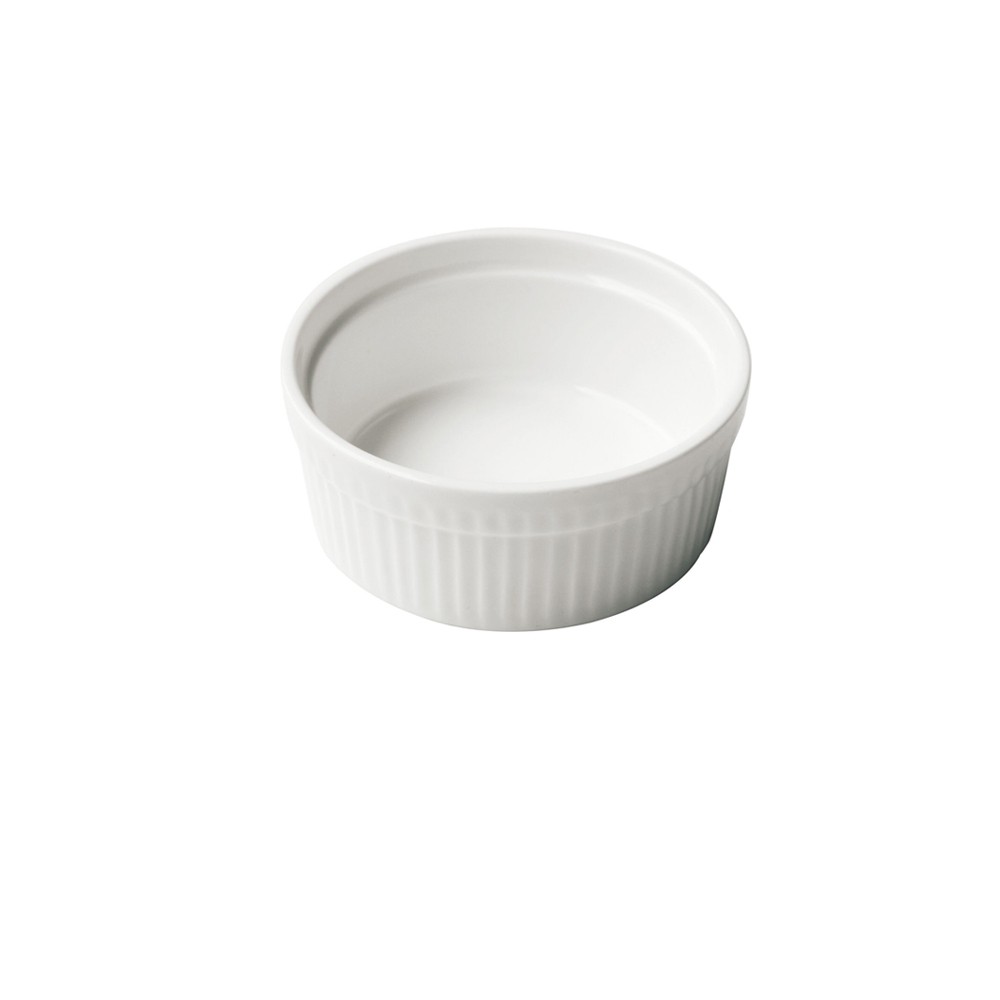 SET DE 6 POCILLO PORCELANA ACANALADO 6.5 CM - 1