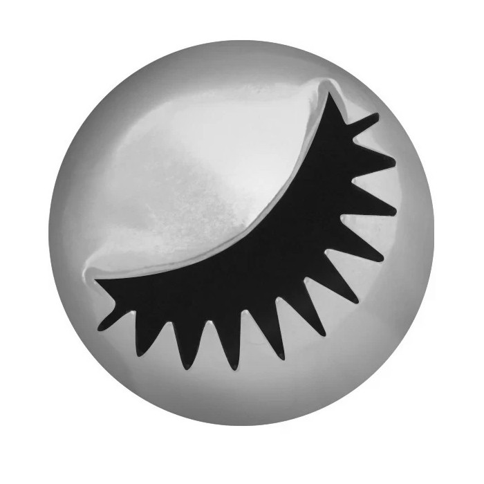 SET DE 2 BOQUILLA MEDIA LUNA 11P INOX Ø13.5XØ25X40MM - 2
