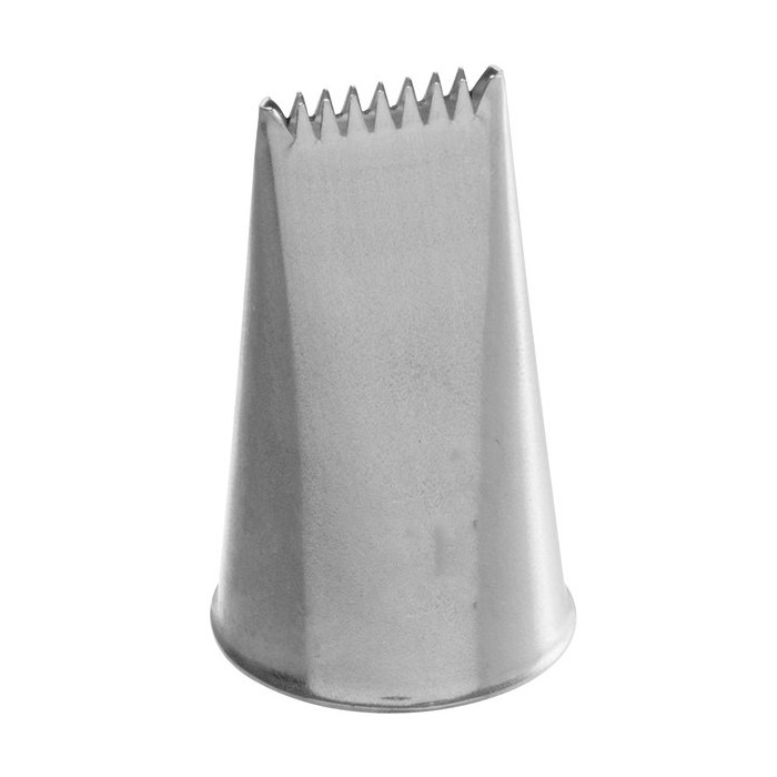 SET DE 2 BOQUILLA RANURADA 9P INOX Ø18XØ25X40MM - 1
