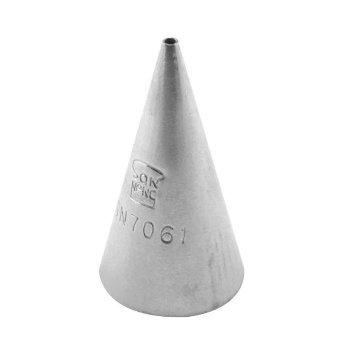 SET DE 2 BOQUILLA REDONDA LISA INOX Ø1.5XØ18X35MM - 1