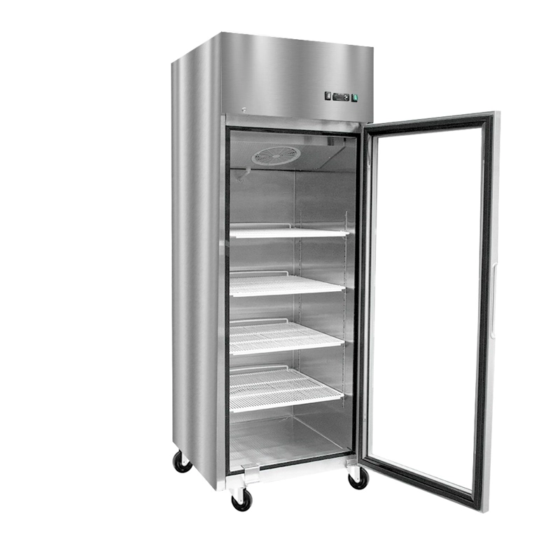 CONGELADOR IMAHE ACERO INOX PUERTA VIDRIO SINGLE 700 LITROS - 1