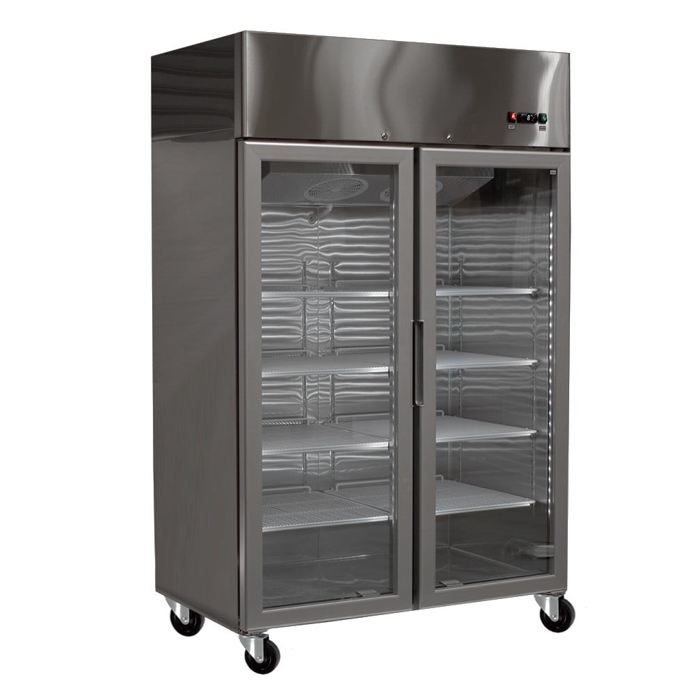 REFRIGERADOR IMAHE ACERO INOX 2 PUERTAS VIDRIO 1300 LITROS - 3