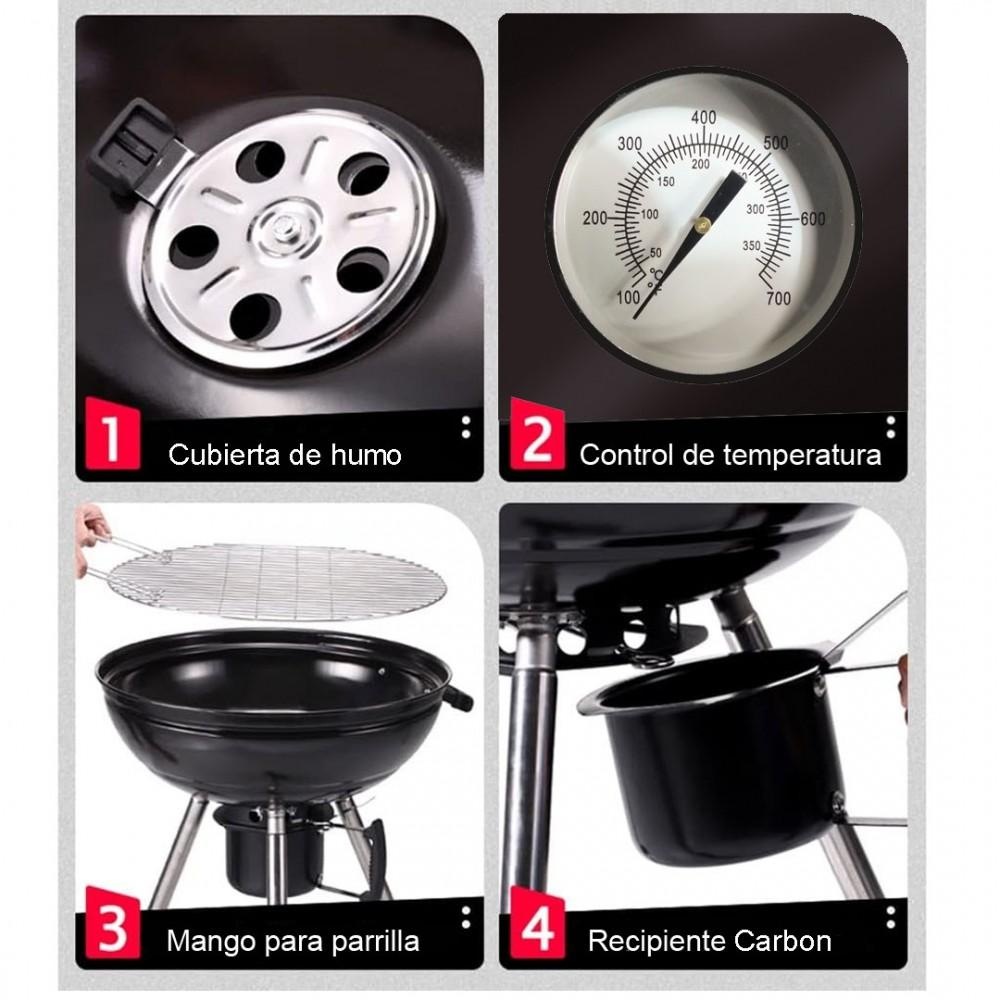 PARRILLA A CARBON MASTER 22 VOLTER - 8