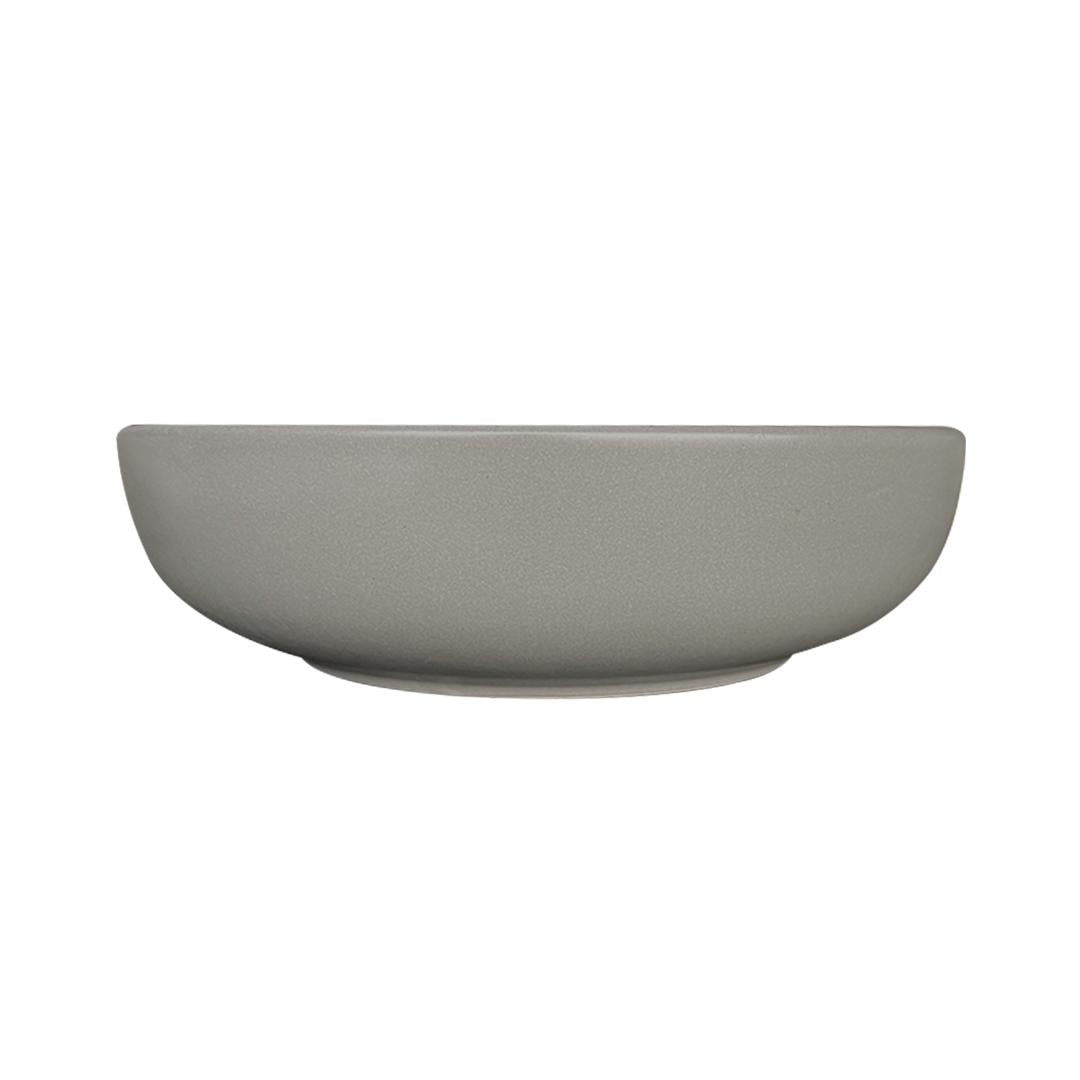 SET DE 4 BOWL CERAMICA RUSTICA 18 CM GRIS LINEA OSLO - 1