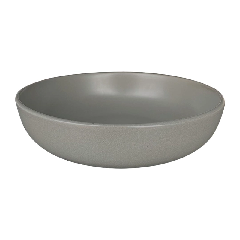 SET DE 4 BOWL CERAMICA RUSTICA 18 CM GRIS LINEA OSLO - 3