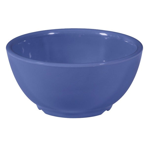 SET DE 6 POCILLOS AZULES POSTRE MELAMINA 11X6 CM - 1
