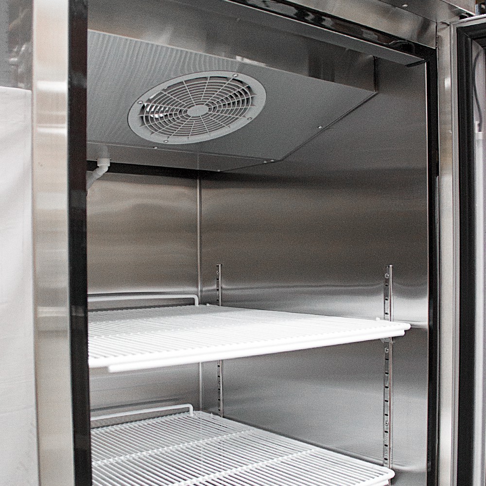 REFRIGERADOR ACERO INOX PUERTA VIDRIO SINGLE 700 LITROS - 4
