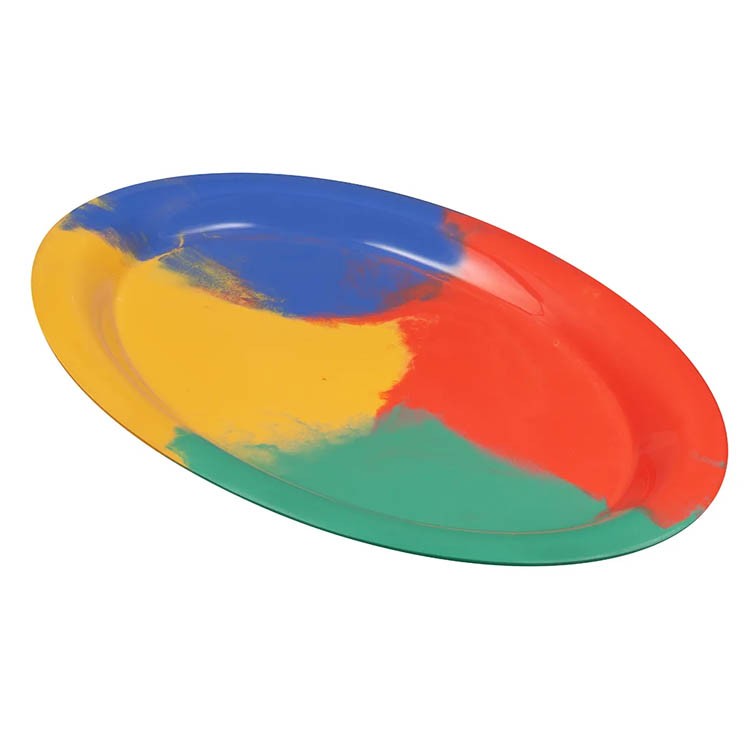 SET 3 PLATO OVALADO MELAMINA CELEBRATION 34 X 26 CM - 3