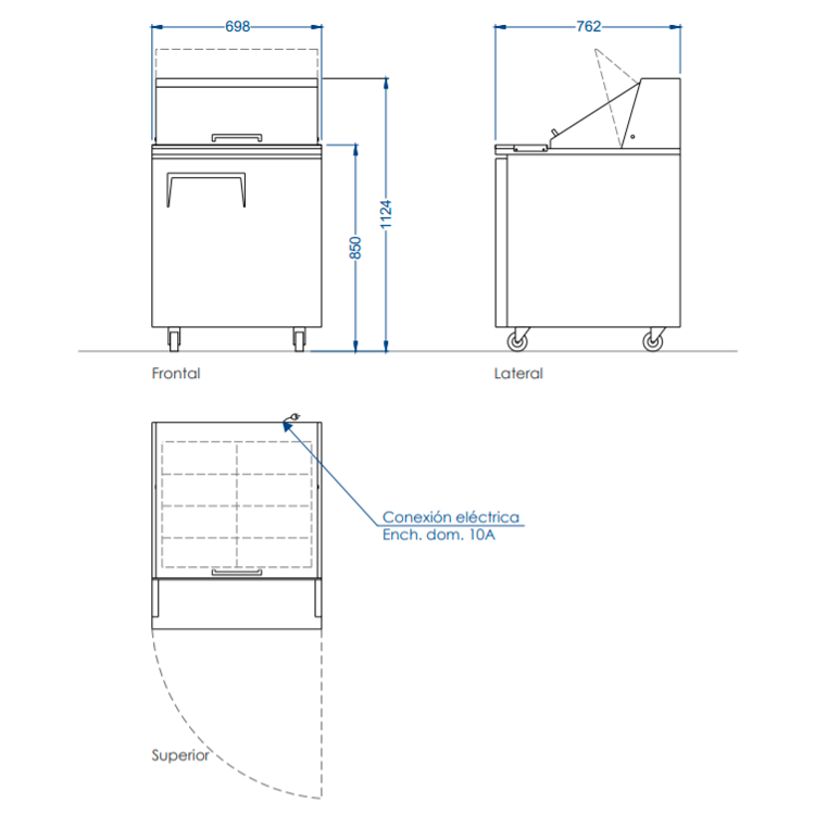 SALSERA IMAHE REFRIGERADA MODELO MSF 8301 - 7