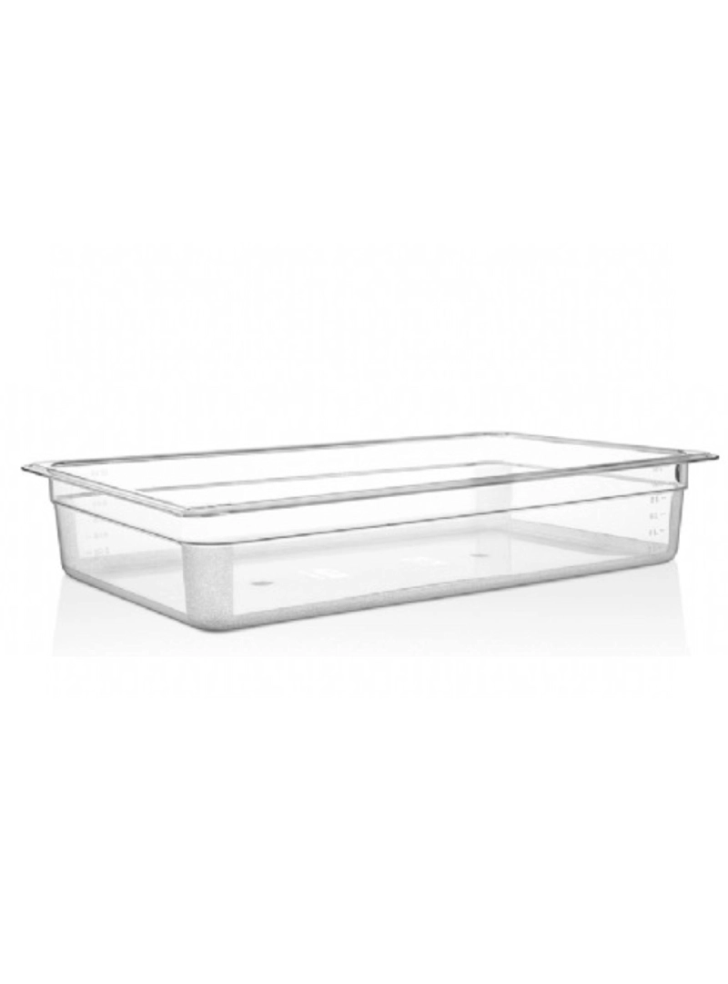 CONTENEDOR POLICARBONATO TRANSPARENTE. GN 1/1X10 CMS - 1