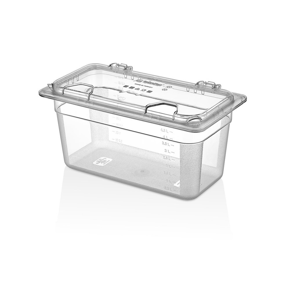 TAPA POLICARBONATO CON ORIFICIO GN 1/3 FLIP LID - 1