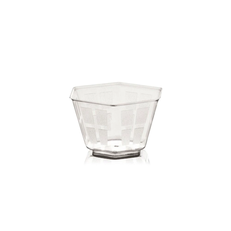 SET DE 100 ENVASES HEXAGONAL POLIESTIRENO MODELO COPPETTE SP - 1