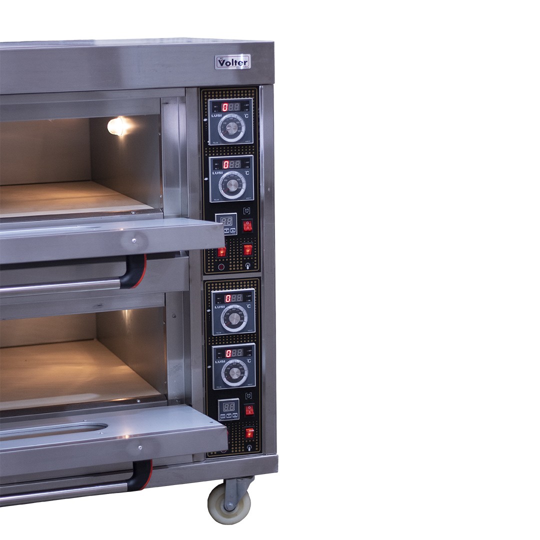 HORNO 2 CAMARAS ELECTRICO NEW PL-4 VOLTER - 2