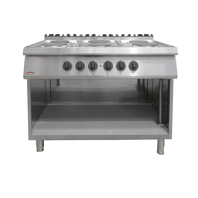 ANAFE ELÉCTRICO 6 PLATOS CON BASE - 2
