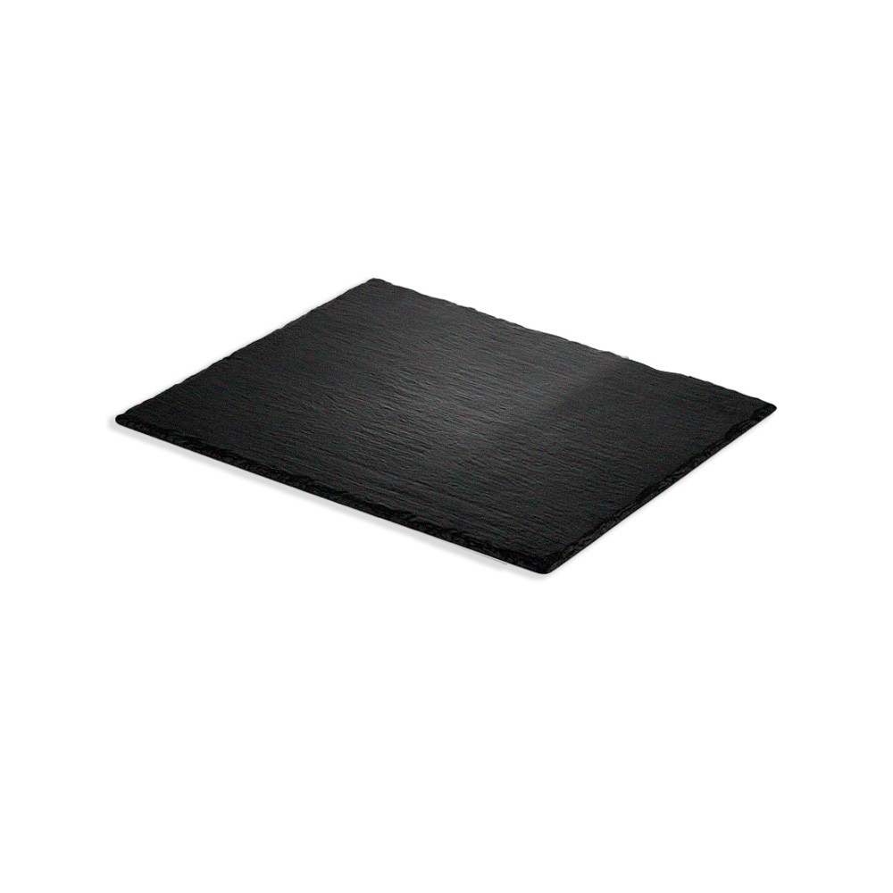 TABLA APERITIVO MELAMINA RECT 32X26X1CM NEGRA - 1