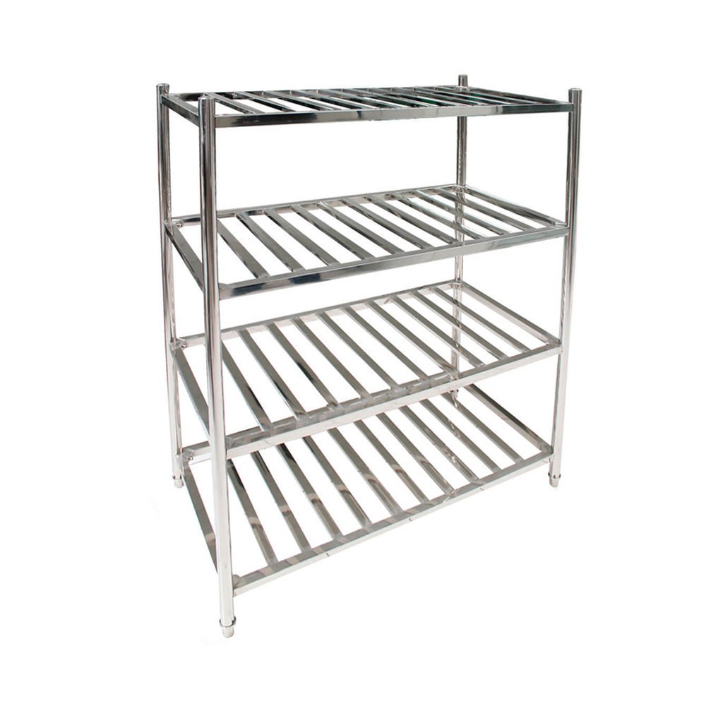 ESTANTERIA ACERO INOX TIPO REJILLA DE 150 X 60 X 155 CMS. - 1