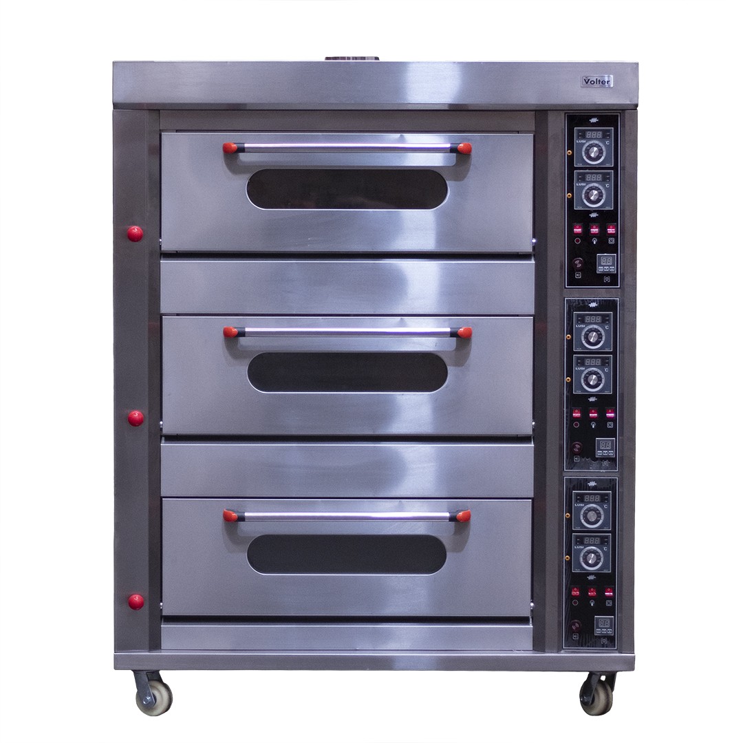 HORNO 3 CAMARAS GAS NEW QL-6 VOLTER - 1