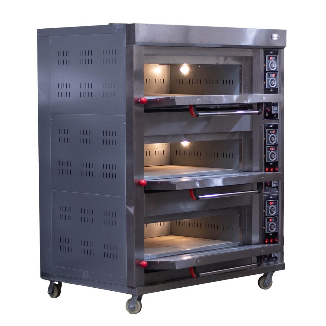 HORNO 3 CAMARAS GAS NEW QL-6 VOLTER - 3