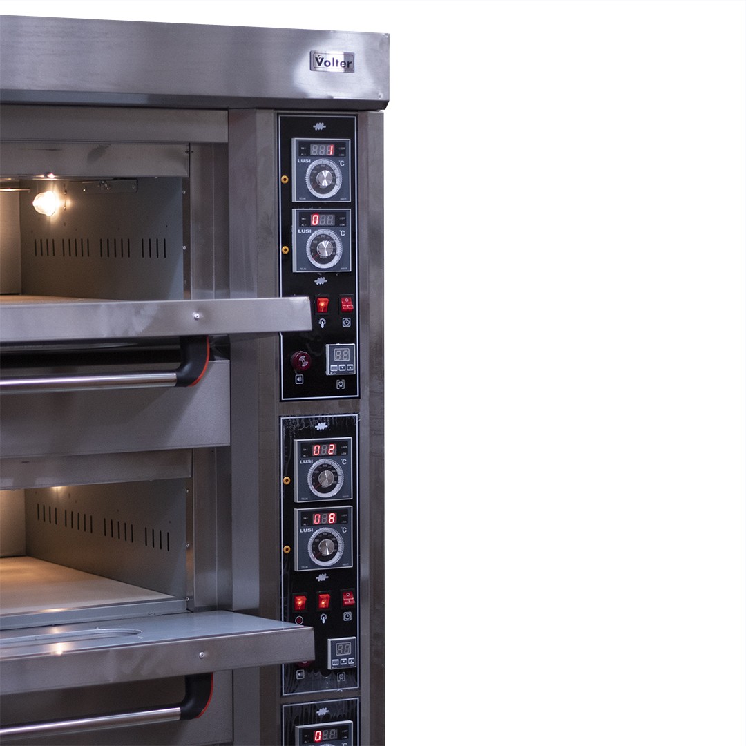 HORNO 3 CAMARAS GAS NEW QL-6 VOLTER - 4