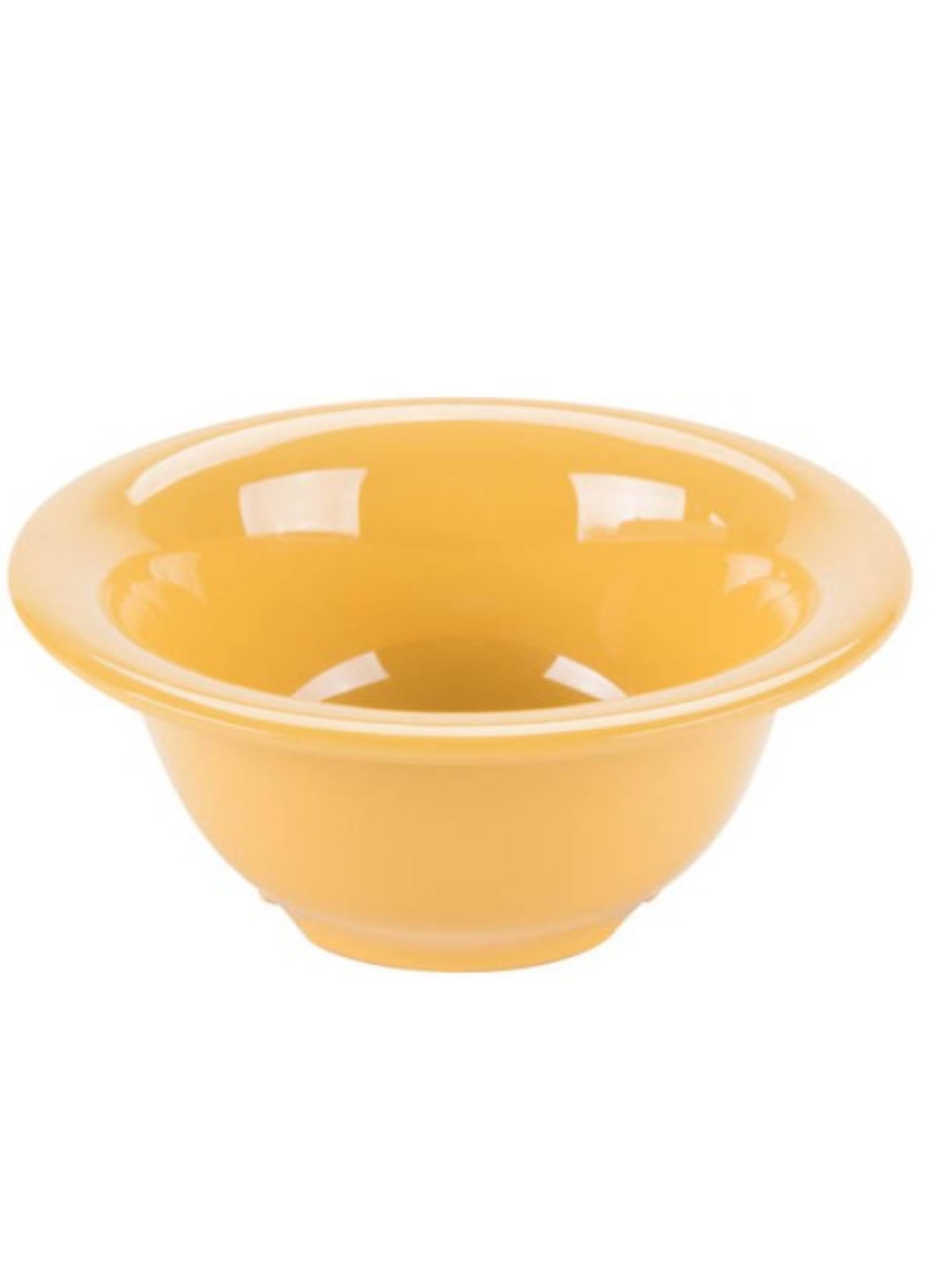 SET DE 6 PLATOS AMARILLOS HONDO SOPA 18 X 4 CM - 1