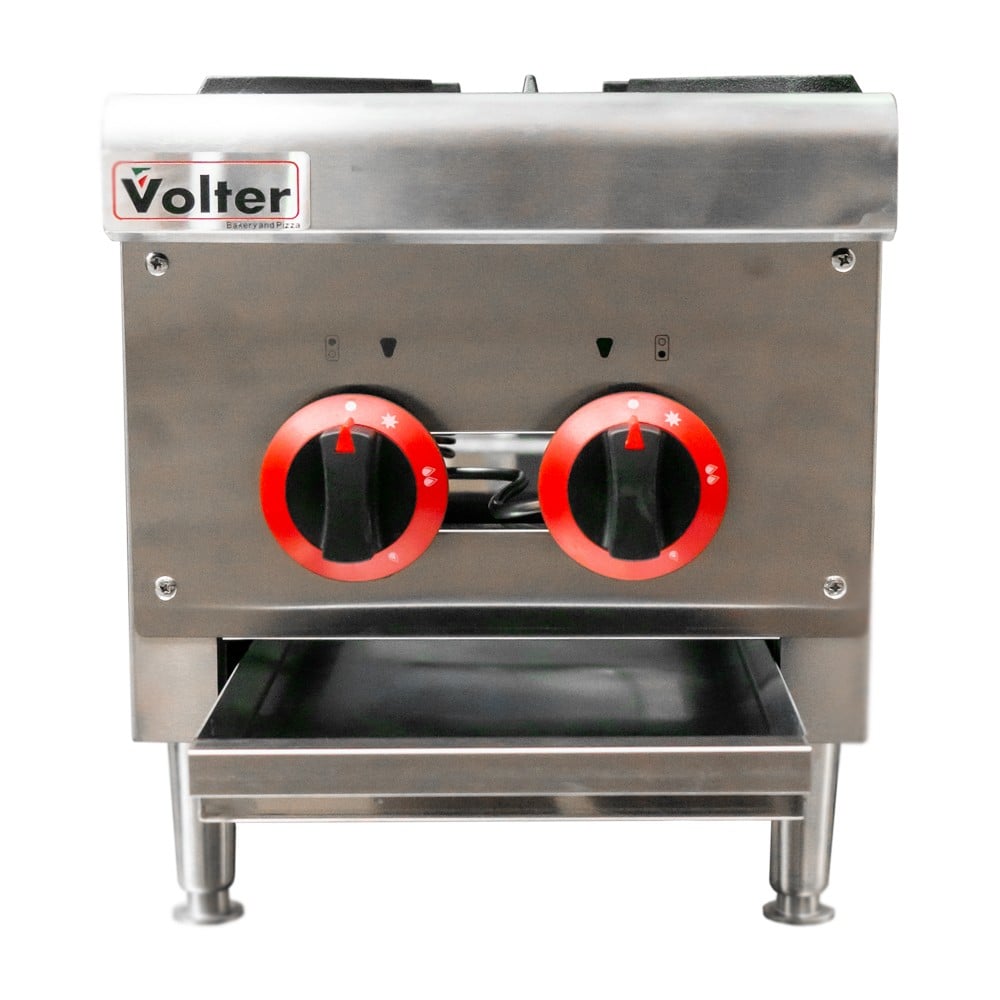ANAFE INDUSTRIAL A GAS 2 PLATOS VOLTER - 3