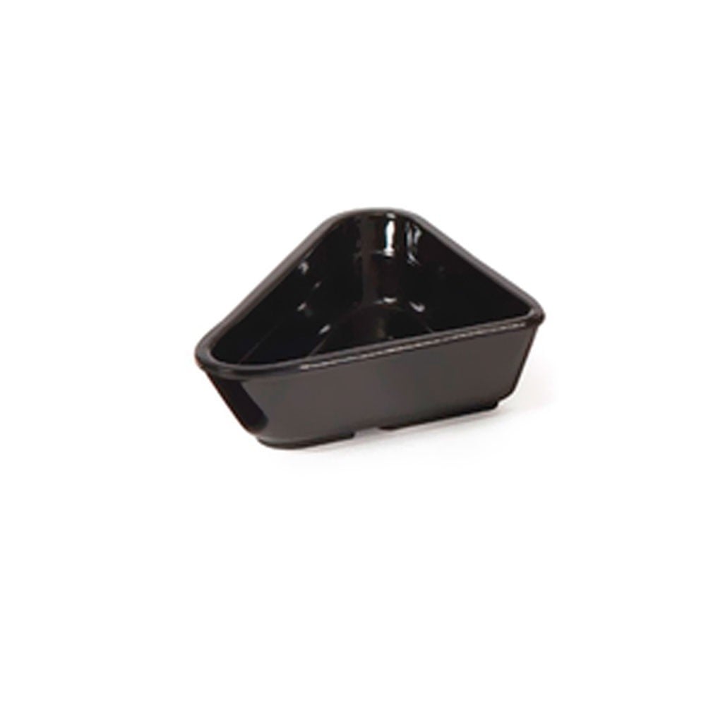 SET DE 6 RAMEKIN TRIANGULAR MELAMINA NEGRO 60ML - 1