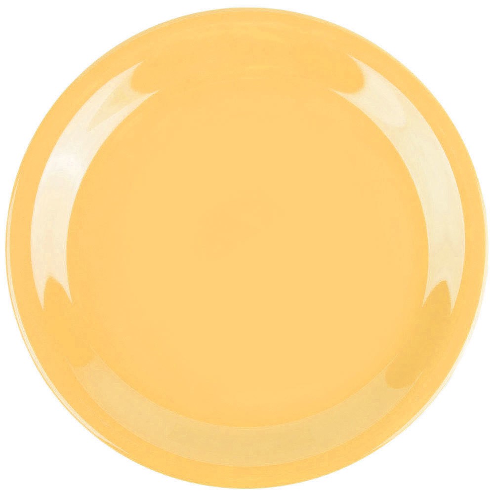 SET DE 4 PLATO MELAMINA AMARILLA 16.5 CM - 1