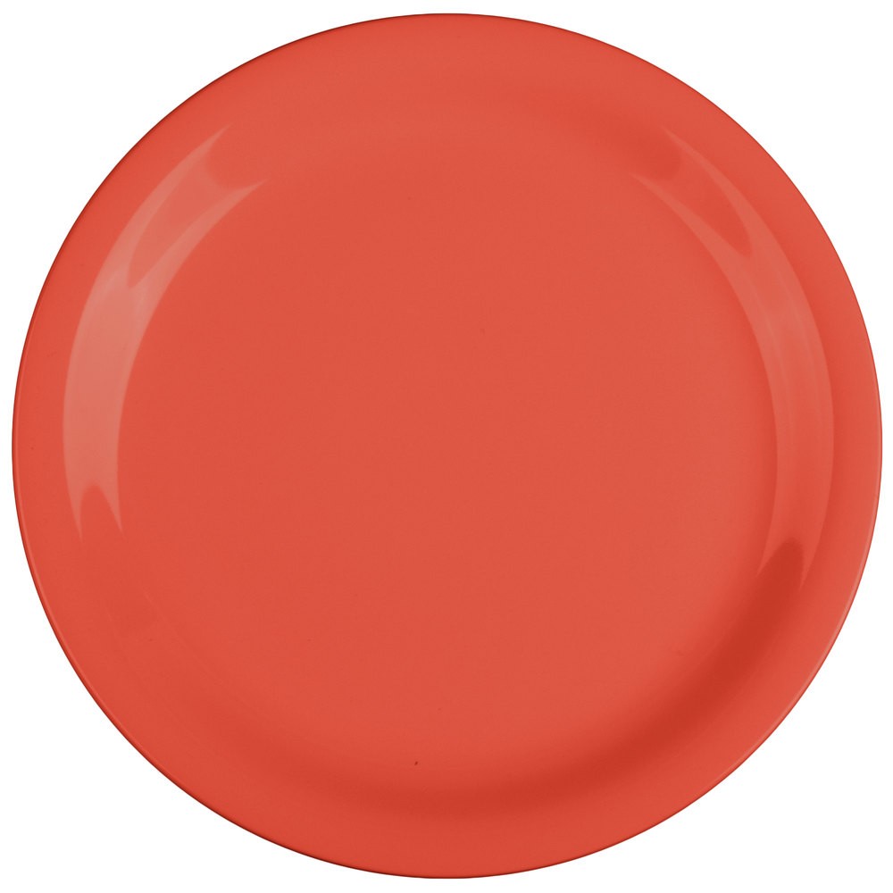 SET 3 PLATO MELAMINA ROJO 18 CM