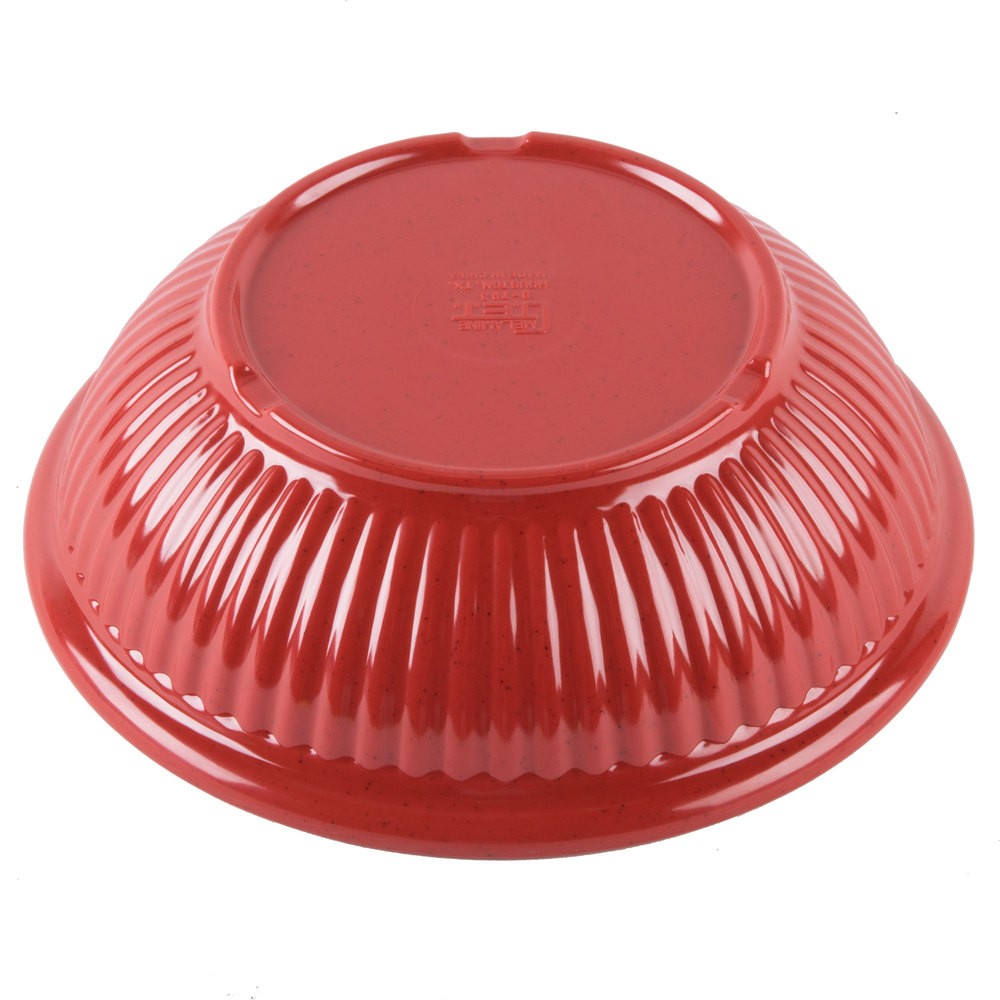 SET 3 BOWL MELAMINA ROJO 670 ML - 4