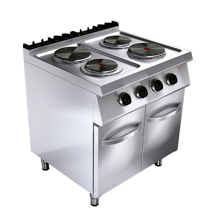 ANAFE ELECTRICO 4 PLATOS CON BASE - 1