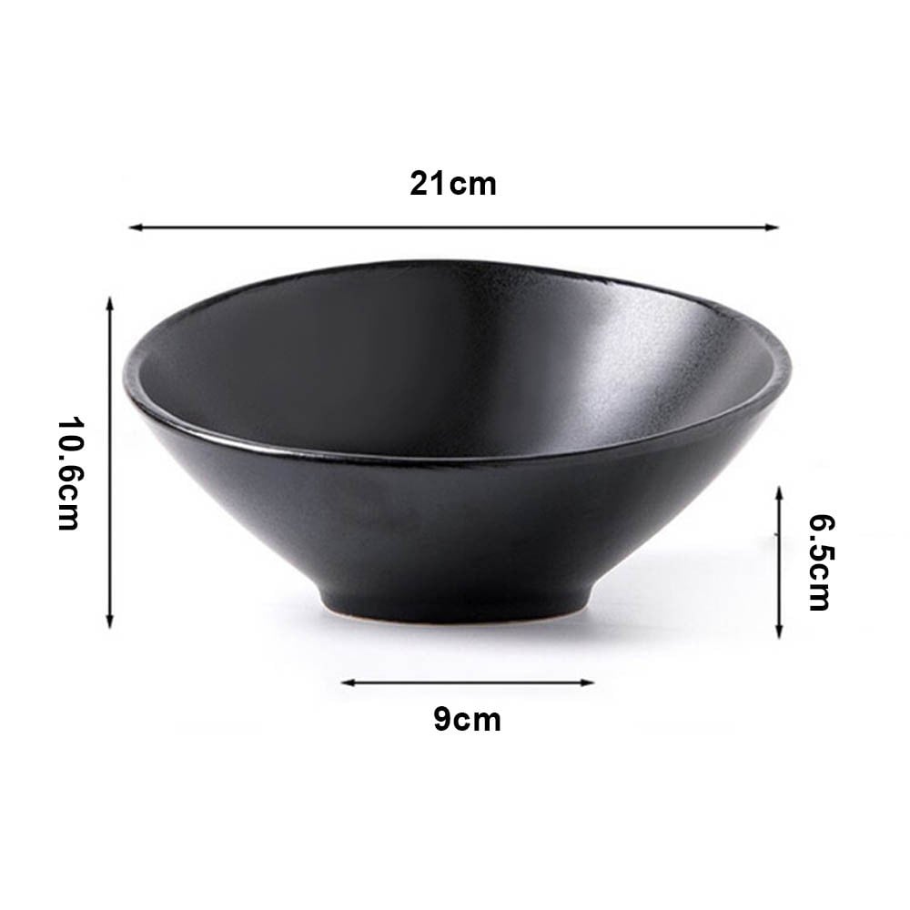 BOWL MELAMINA CASCADA NEGRO 21 X 10.6 CM - 4