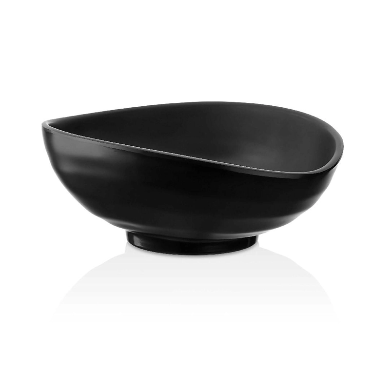 BOWL OVALADO MELAMINA NEGRO 900 ML - 1