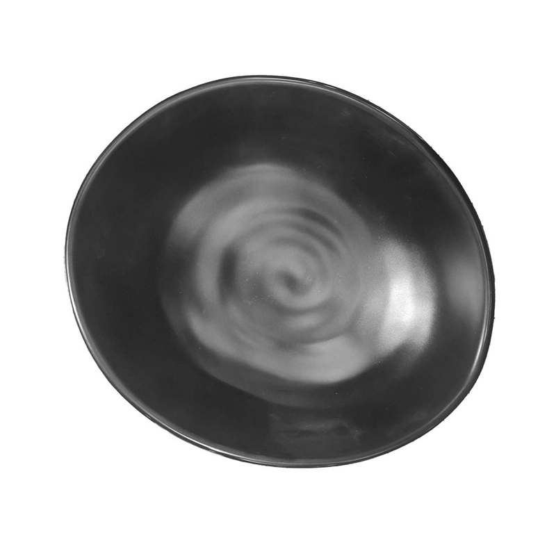 BOWL OVALADO MELAMINA NEGRO 900 ML - 4