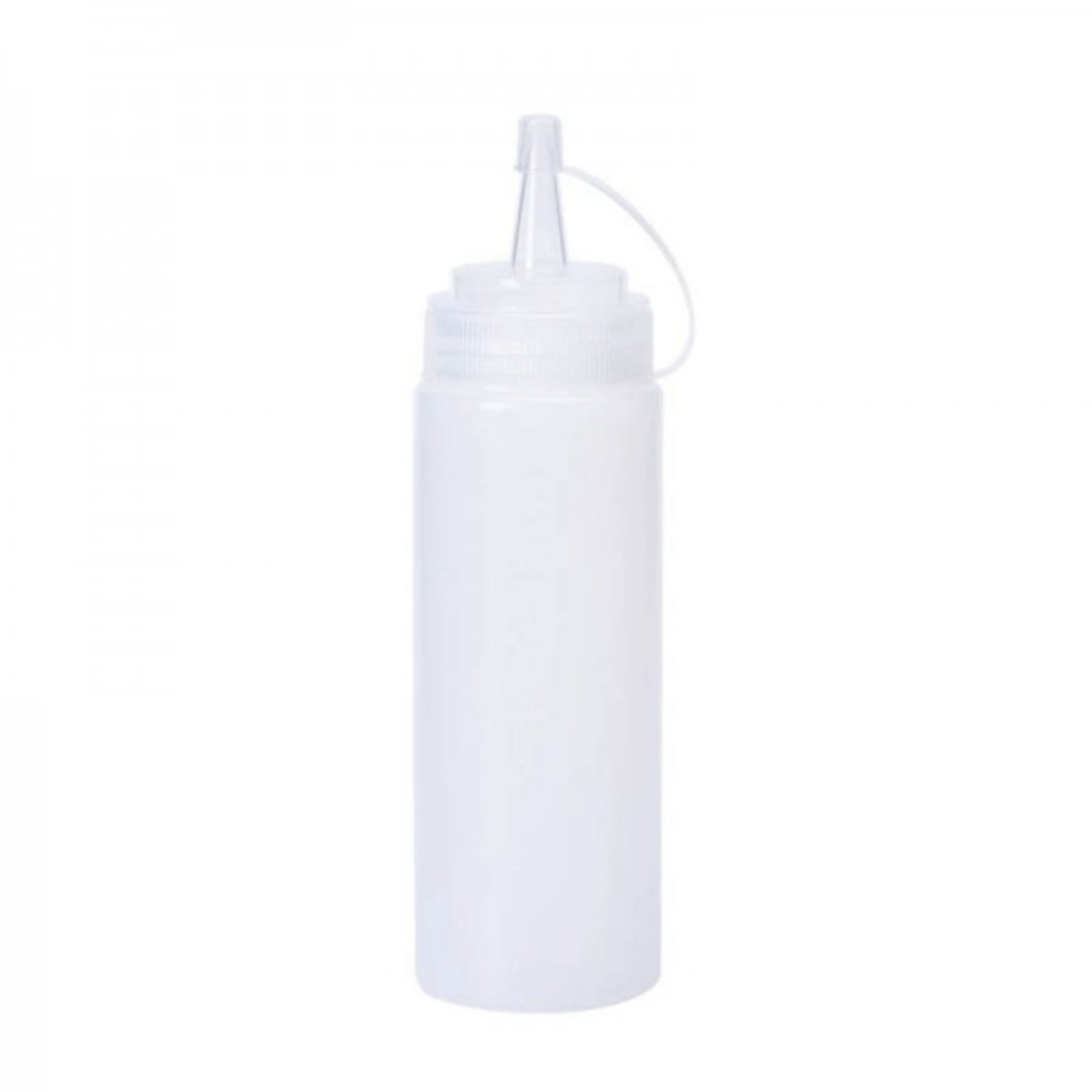 SET DE 3 BOTELLA DISPENSADORA SALSA GRADUADA TRANSPARENTE 350ML - 1
